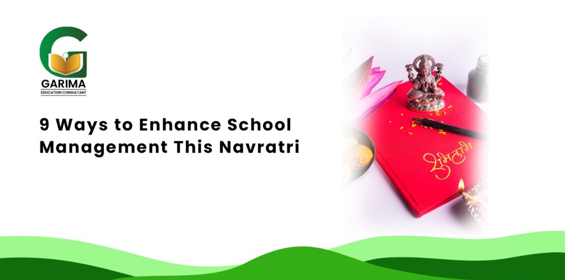 School Management, navratri occassion